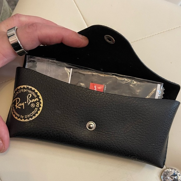 🍉SALE PRICE 🍉 Ray Ban Polarized Brown Aviator Classic B-15 Sunglasses - Picture 3 of 17